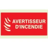PANNEAU AVERTISSEUR D’ INCENDIE LUMINESCENT 330X200MM SOFOP TALIAPLAST – 631115 5